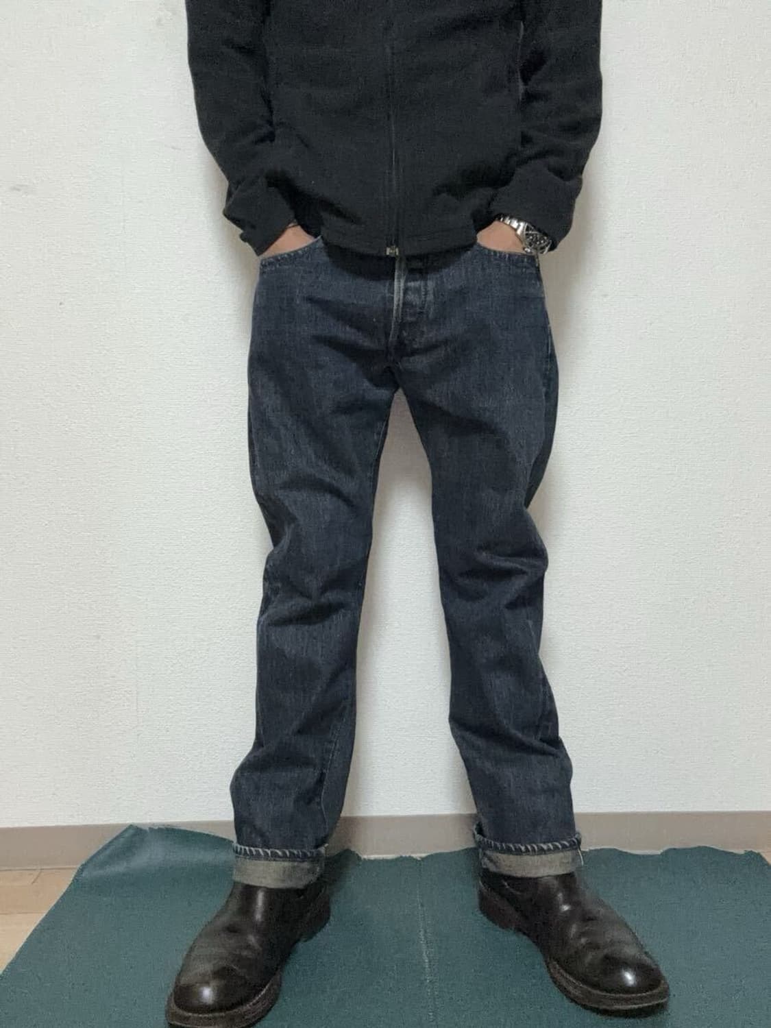 폴스미스 레드이어 레드스티치 샐비지 데님 상품이미지1