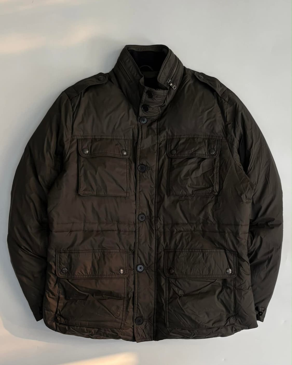 [L] 바나나리퍼블릭 카키 유틸리티 퀄팅 야상 자켓 상품이미지1