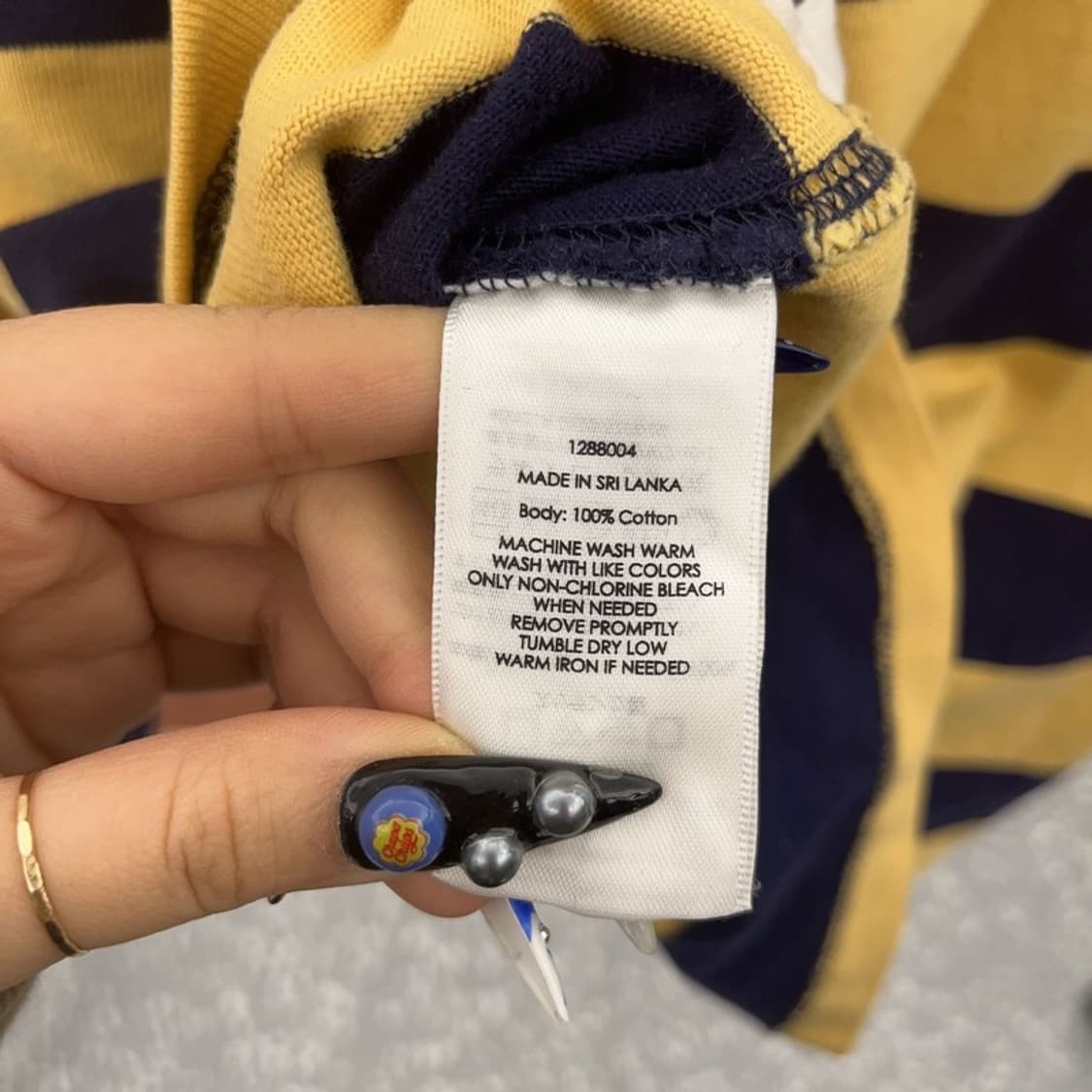 폴로 랄프로렌 하이틴 레트로 스트라이프 카라 롱슬리브 M C08810 상품이미지6