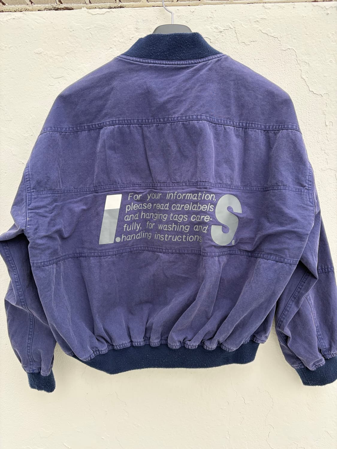 80s 이세이 미야케 스포츠 코튼 봄버 상품이미지3