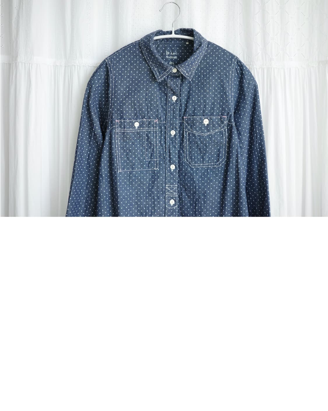 Champ Elysee denim dot one-piece 상품이미지4