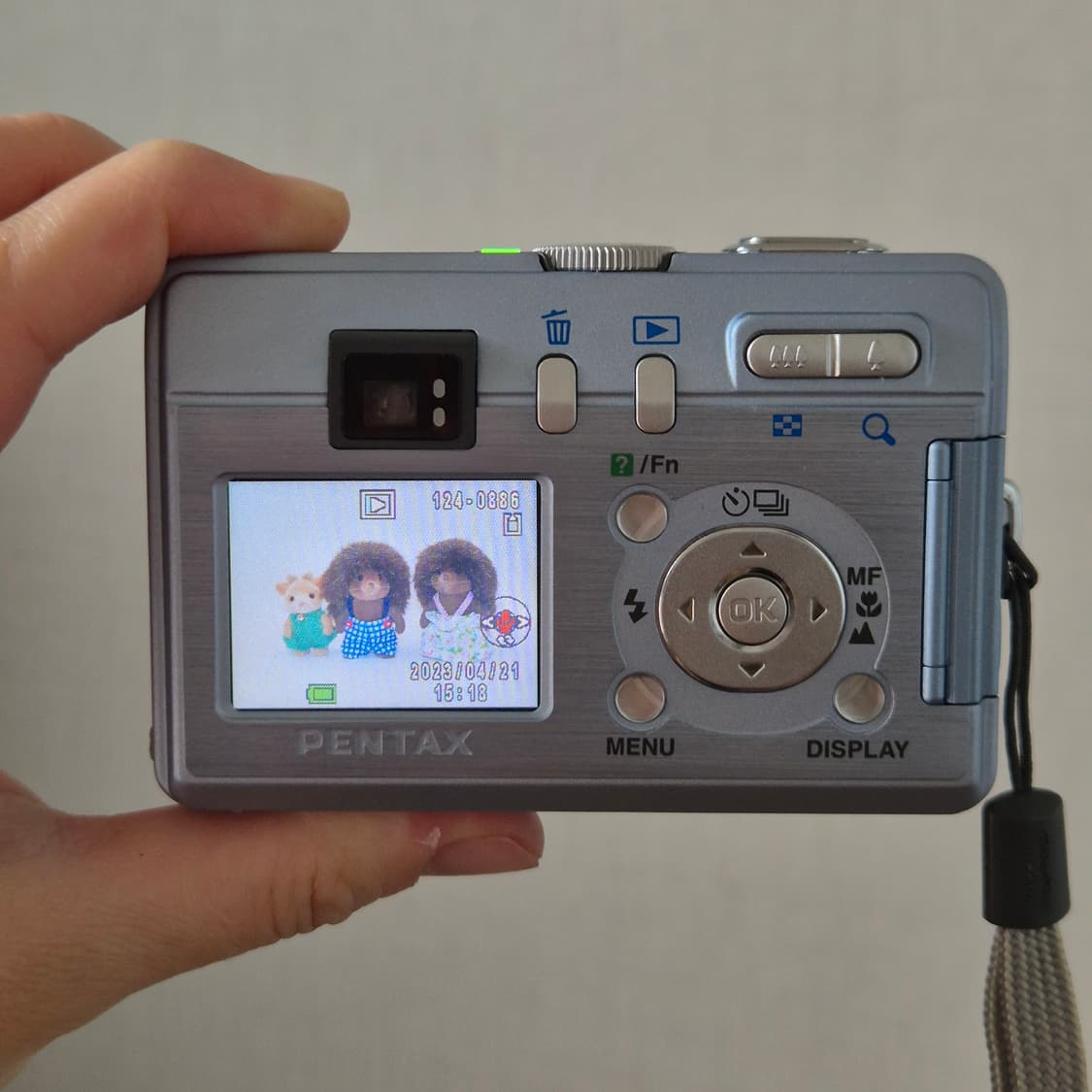 한글지원) 키키 디카 🩵펜탁스 Optio S40 블루 상품이미지2