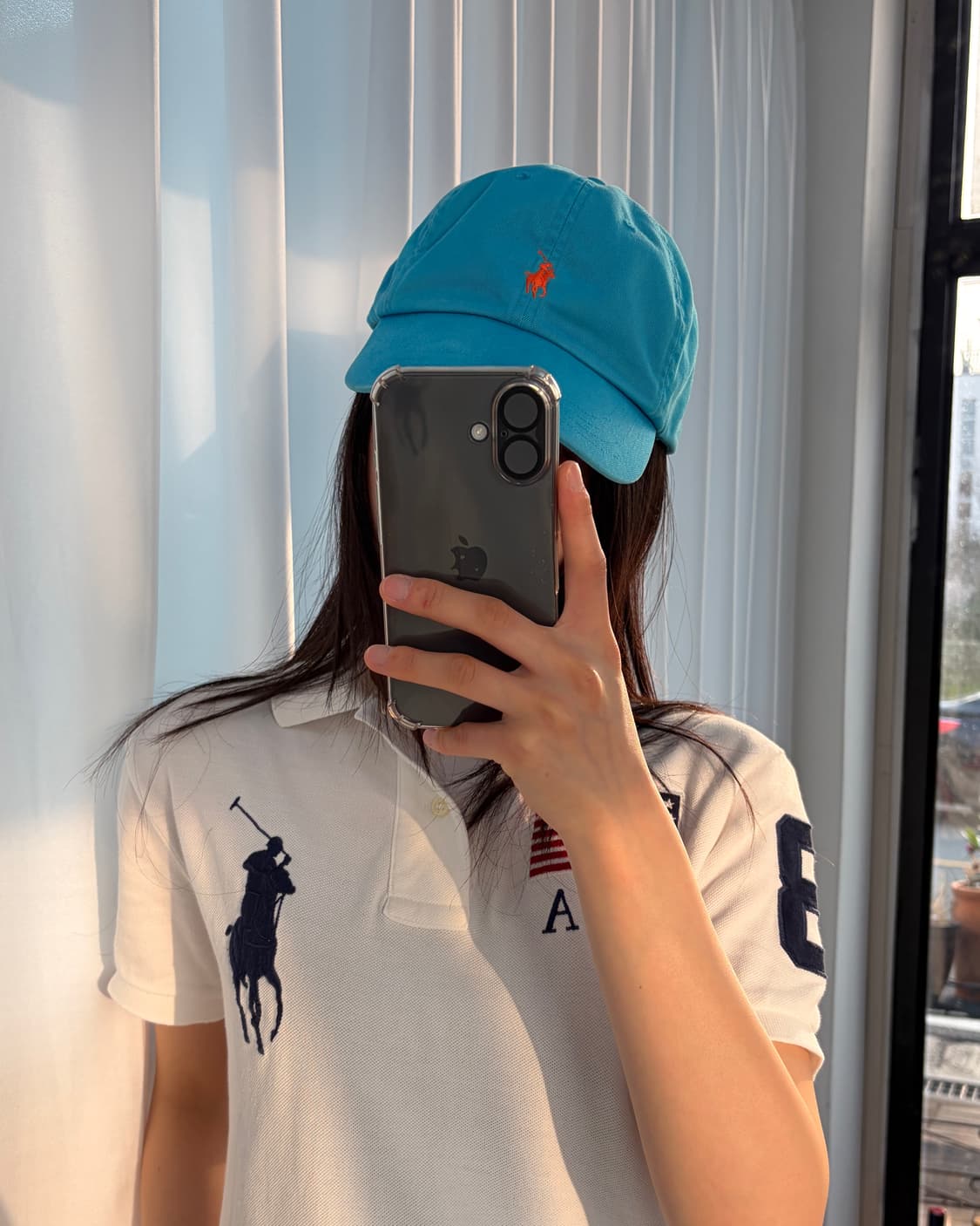 폴로 랄프로렌 클래식 코튼 치노 볼캡 스카이블루 상품이미지2