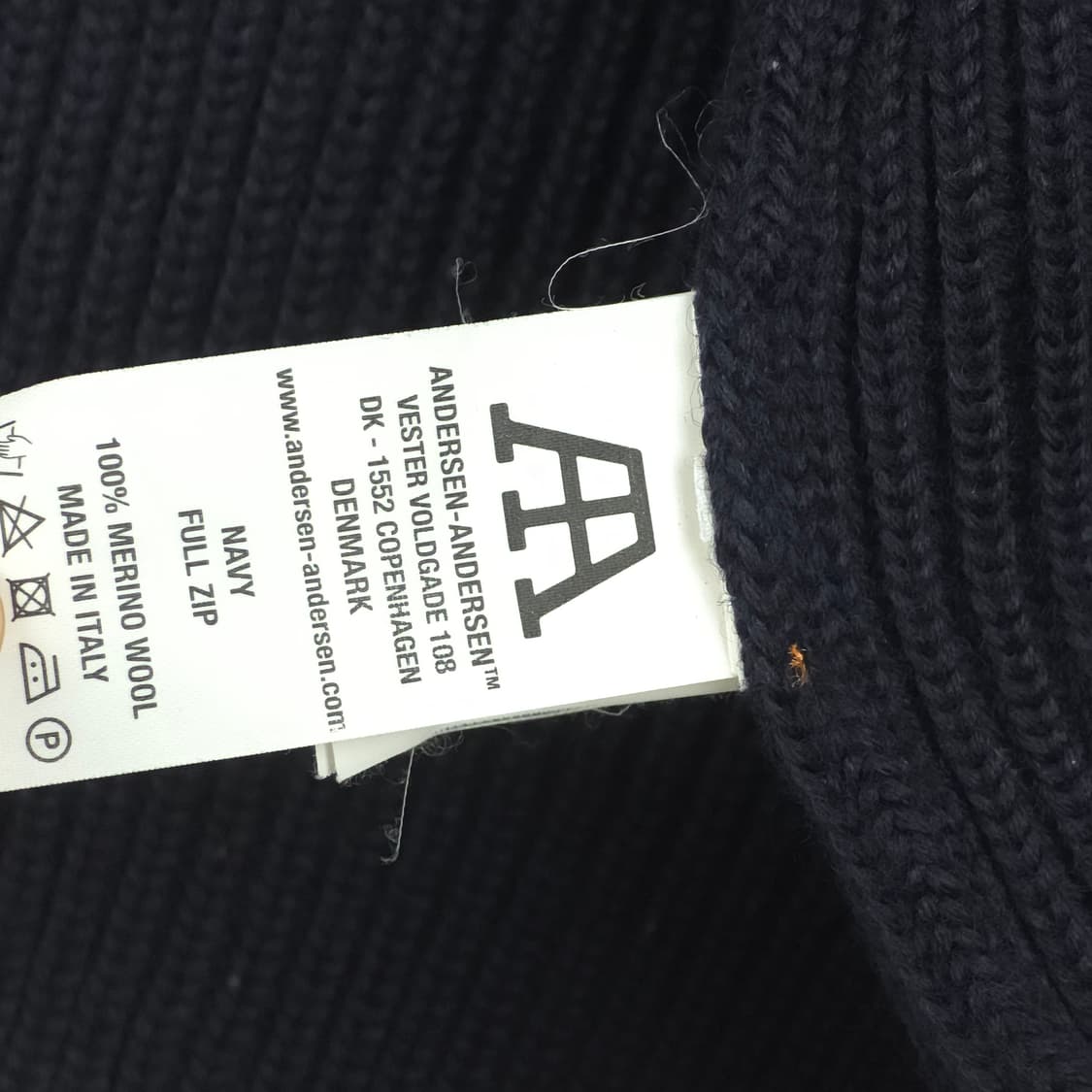 [L] 안데르센안데르센 메리노울 풀집업 상품이미지5