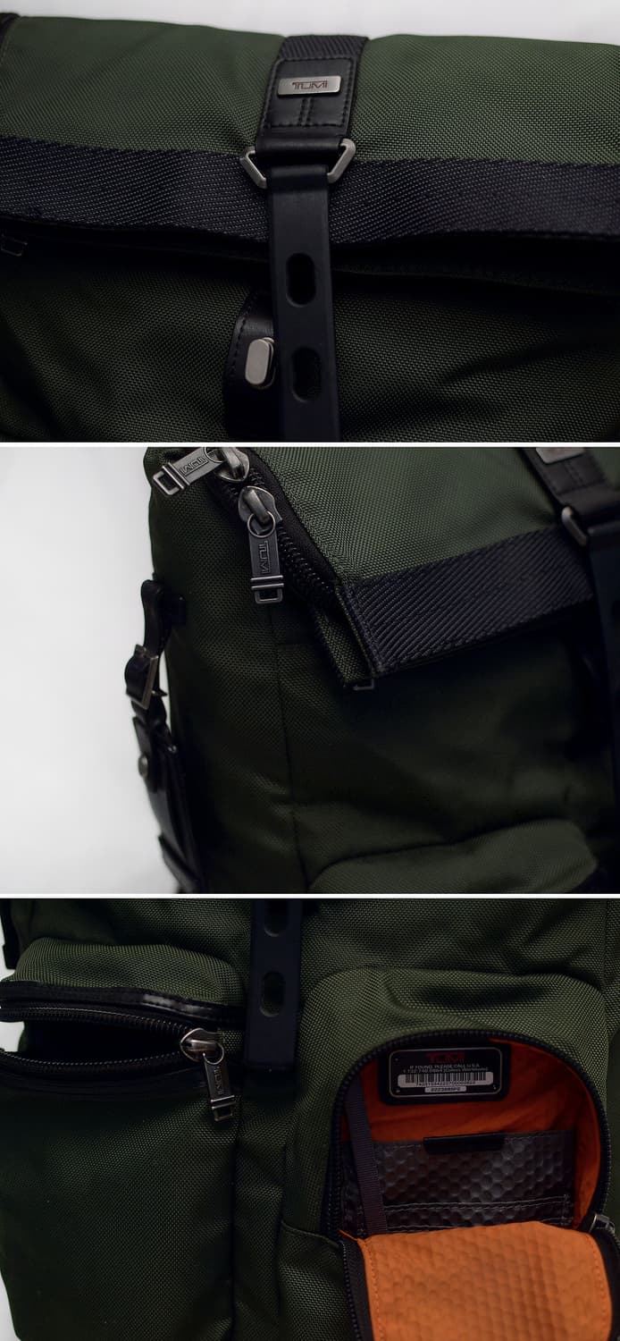 투미 (TUMI) 알파 브라보 루크 롤탑 빅백팩 스프루스 그린 상품이미지7