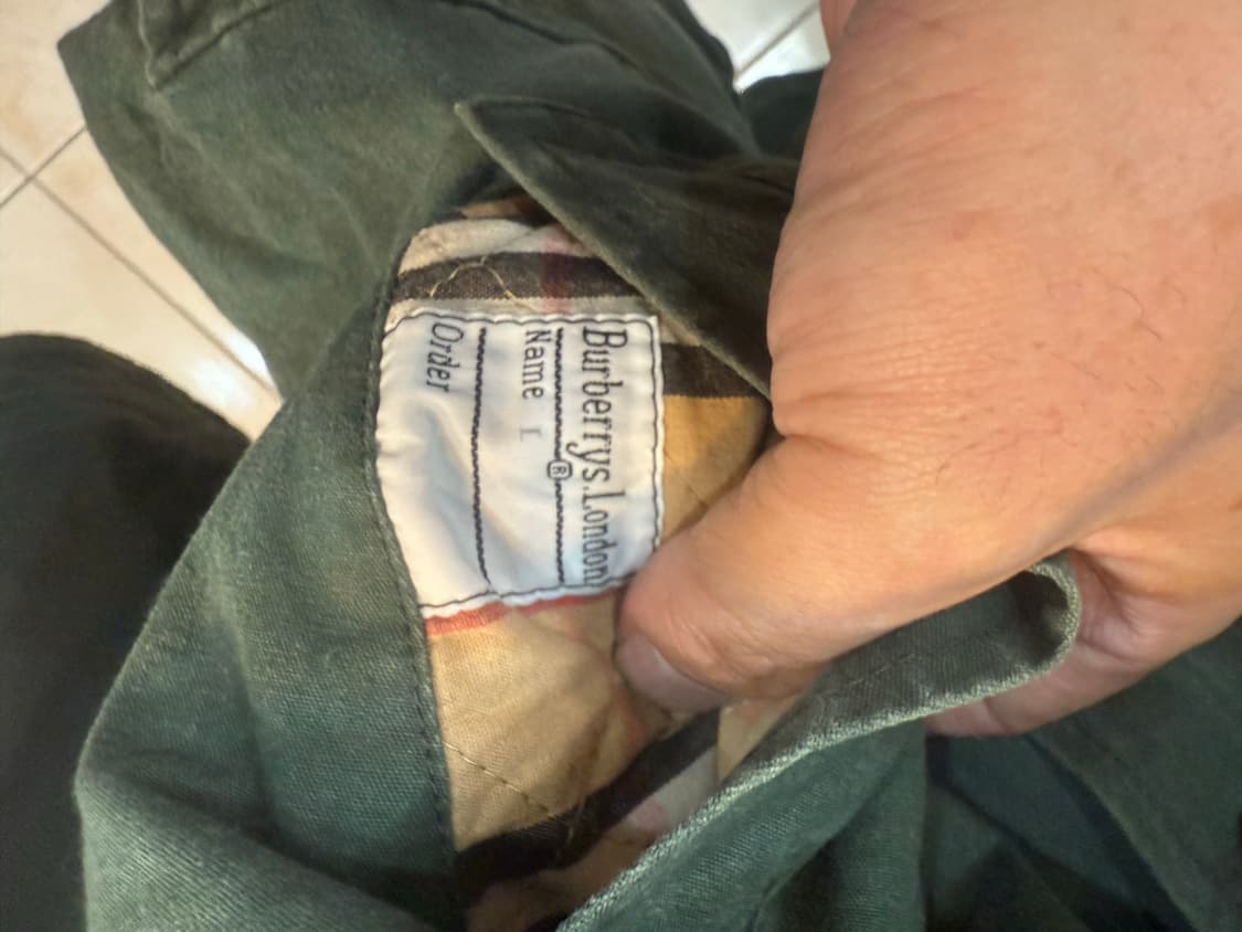 100 정품 버버리 빈티지 후드야상자켓 팝니다 상품이미지7