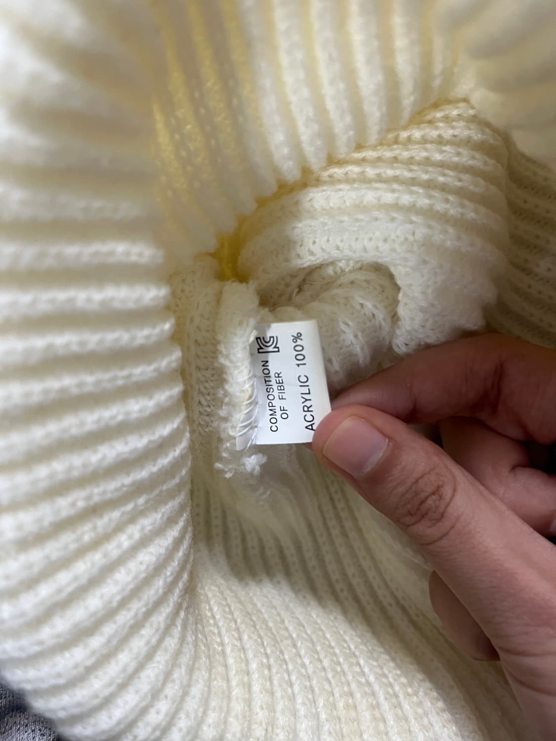 써저리 클로버 로고 비니 Ver.2 화이트 상품이미지3