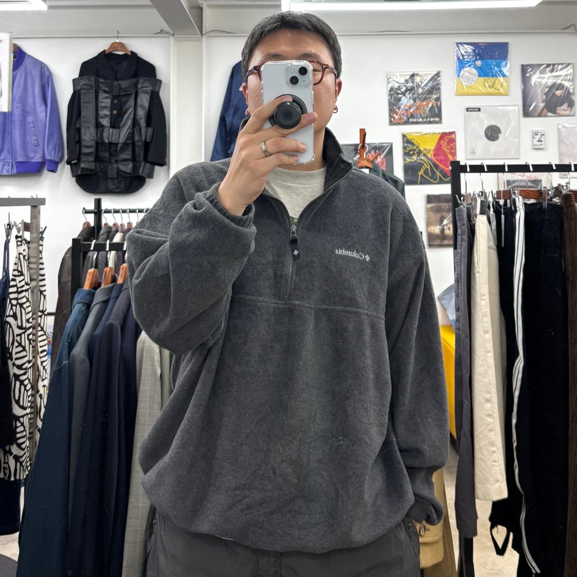 2003 컬럼비아 하프 집 풀오버 플리스 상품이미지2