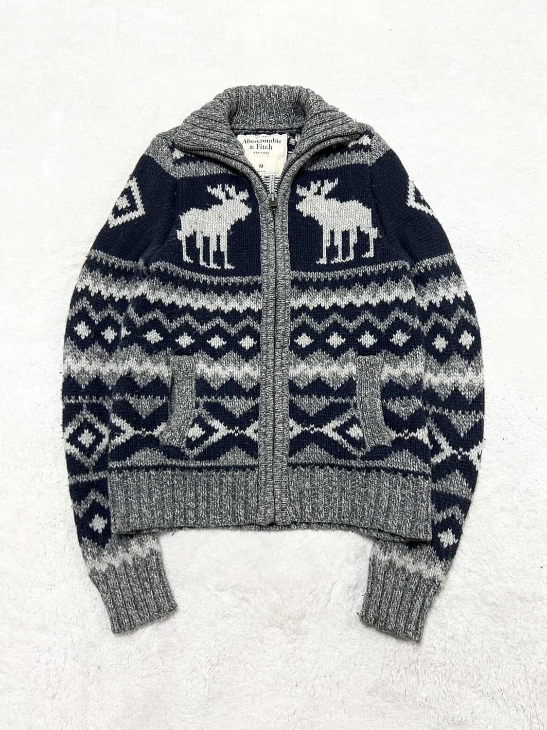 아베크롬비 노르딕 니트집업 상품이미지5