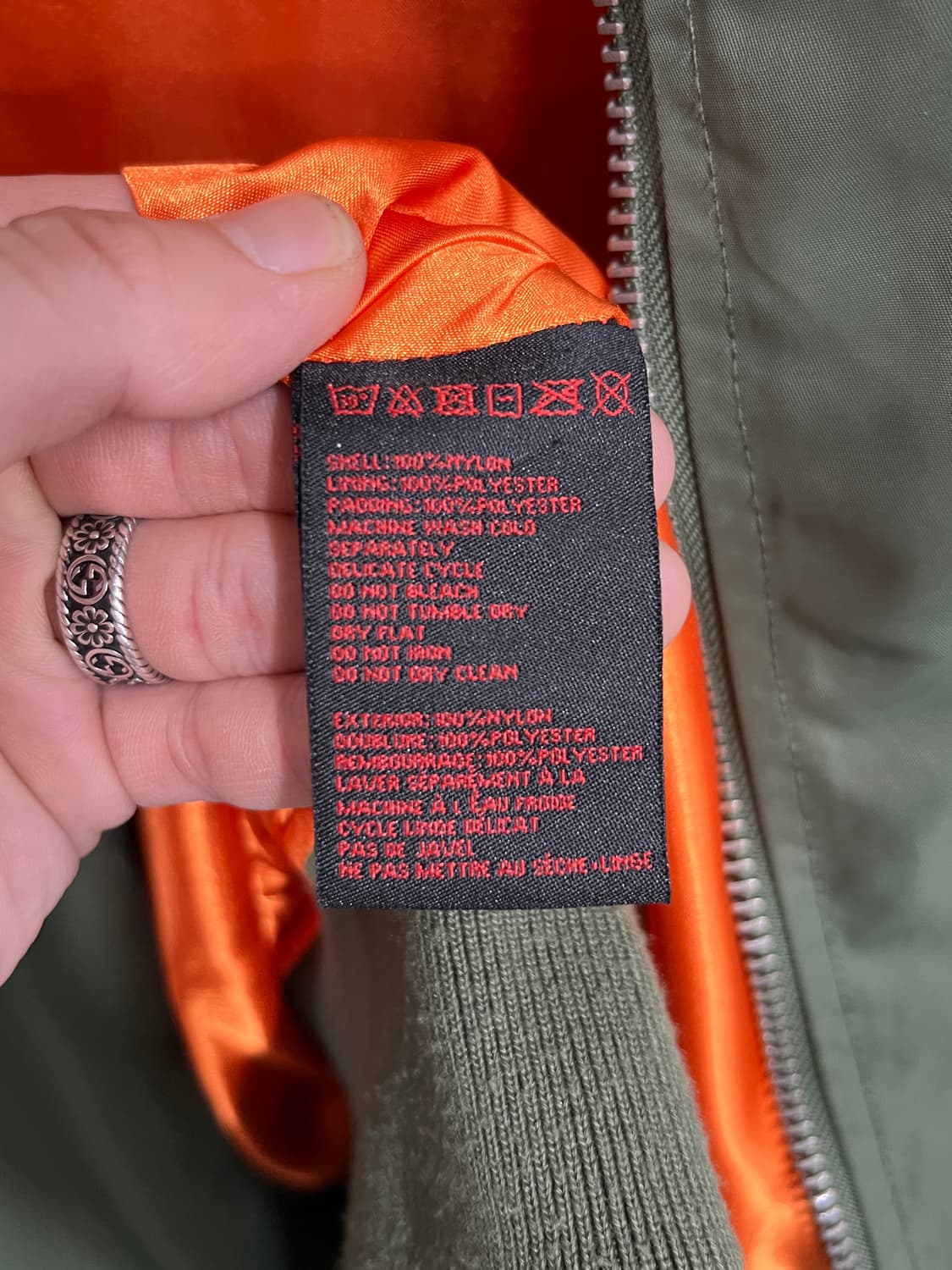 Schott 쇼트 B-25 인디안 패치 ma-1 항공 자켓 상품이미지6