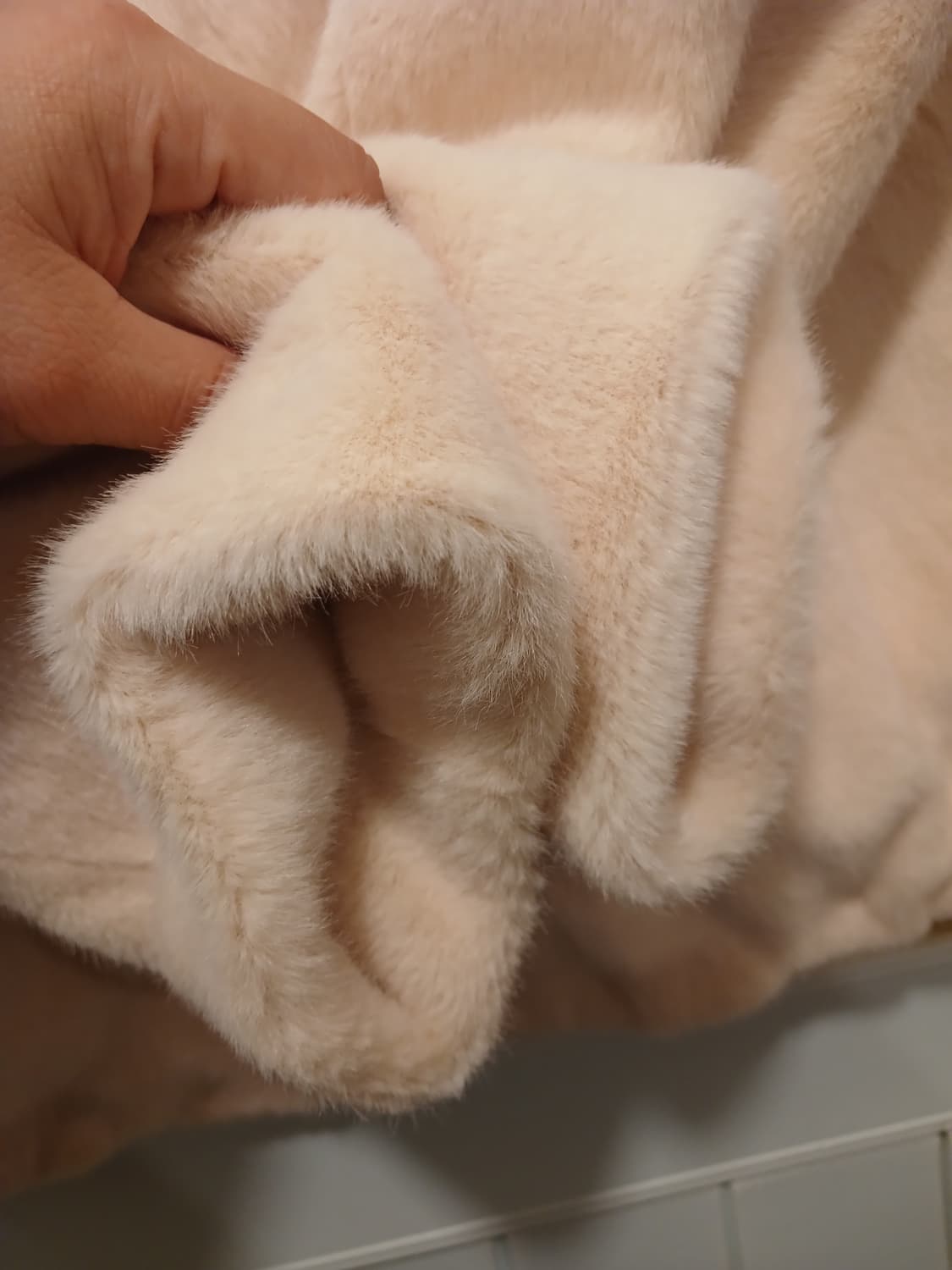 룸나인 정품 여성 후드 퍼자켓 66 사이즈 상품이미지7