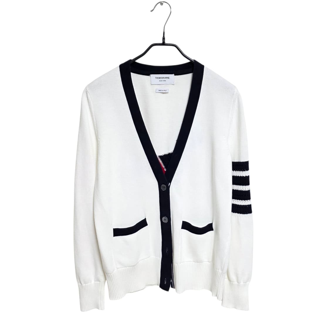 톰브라운 여성 4바 헥터 인타르시아 가디건 상품이미지1