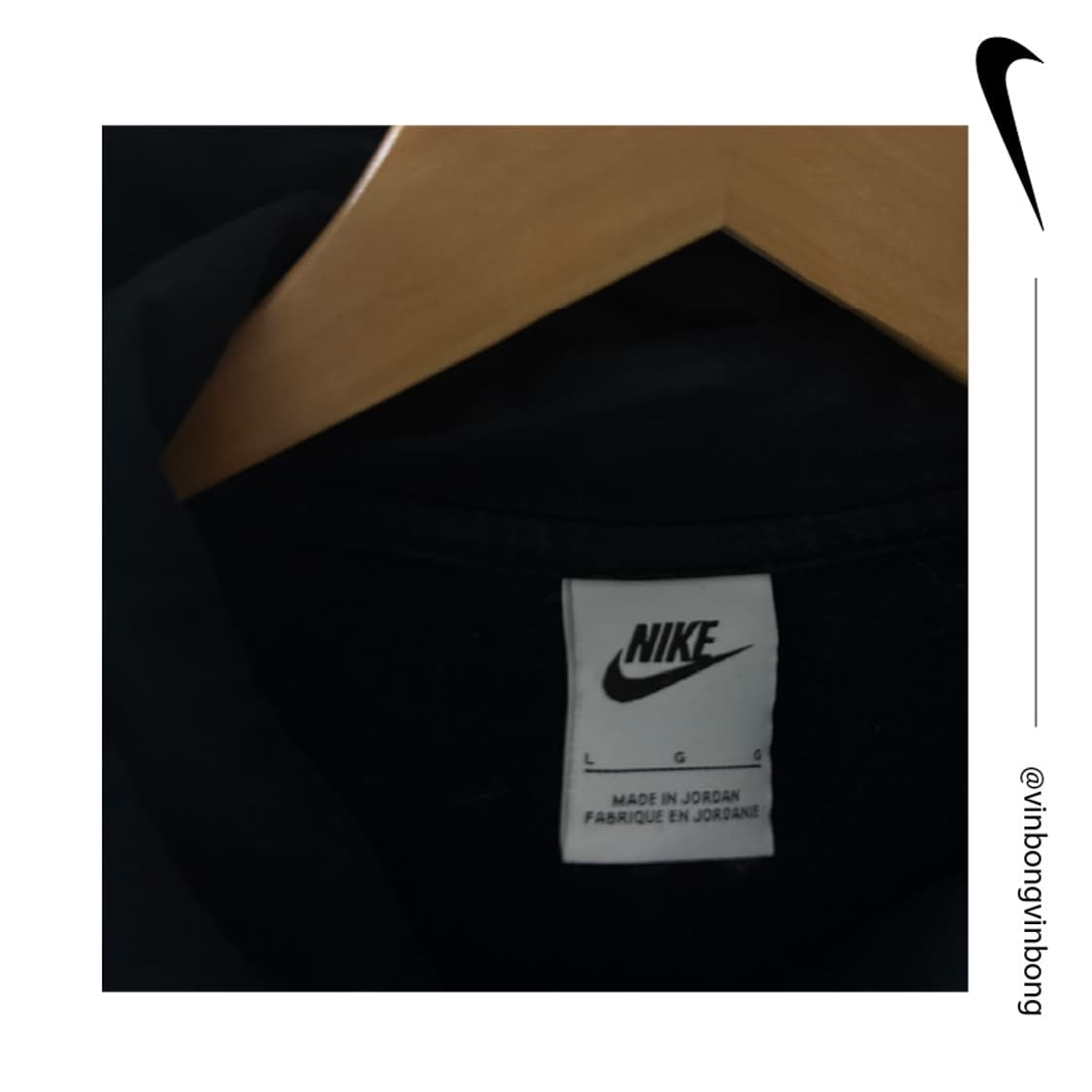 나이키 자수 스우시 코튼 후드집업 상품이미지3