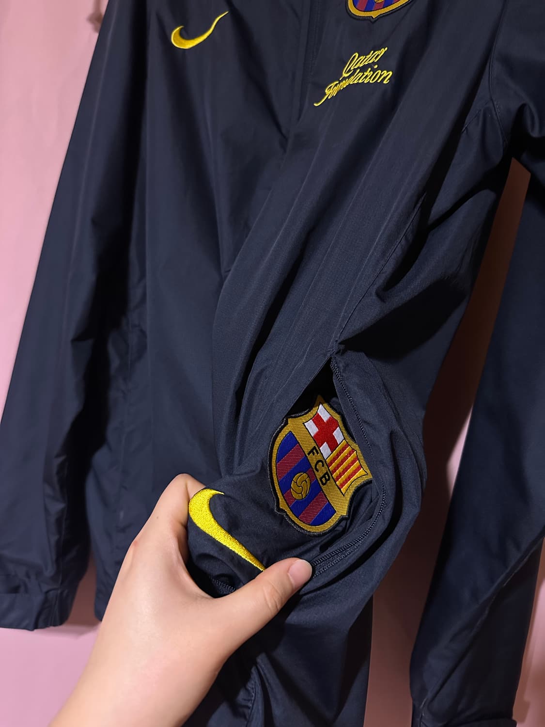 나이키 FC 바르셀로나 바람막이 네이비 나이키바막 바막 스톰핏 상품이미지6