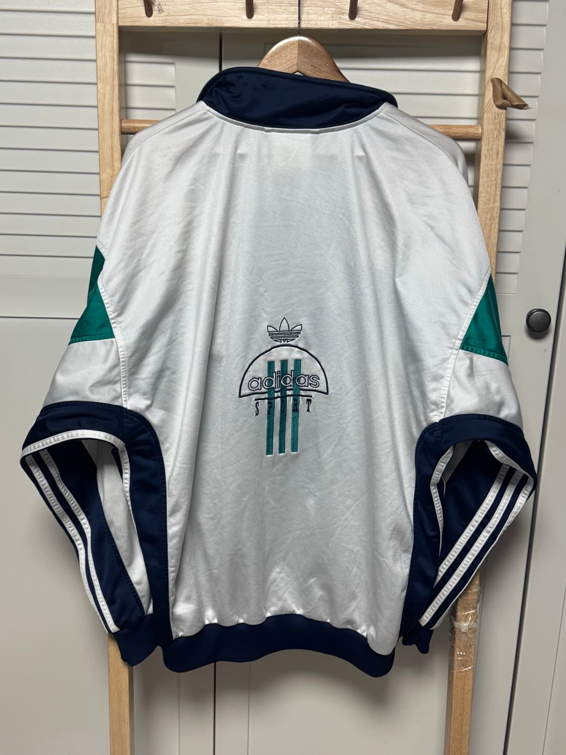 XXL 대장 아디다스 삼선 빅로고 90s 트레이닝 져지 자켓 상품이미지2