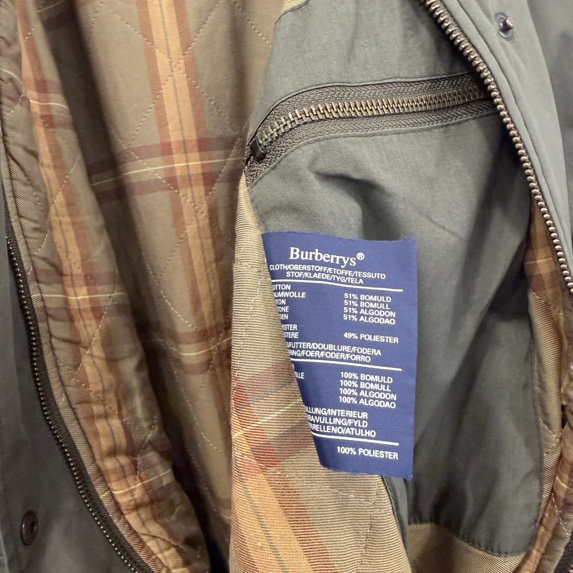 버버리 빈티지 코듀로이카라 워크자켓 상품이미지4