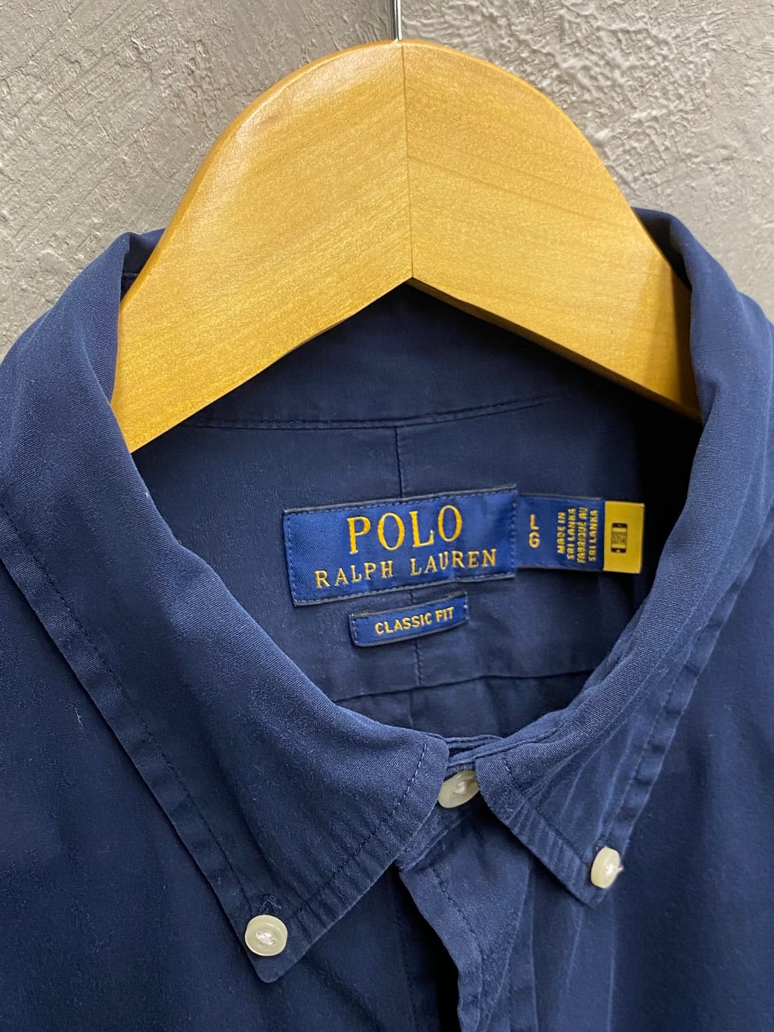 [L] Polo Ralph Lauren 폴로 랄프로렌 네이비 코튼 셔츠 상품이미지6