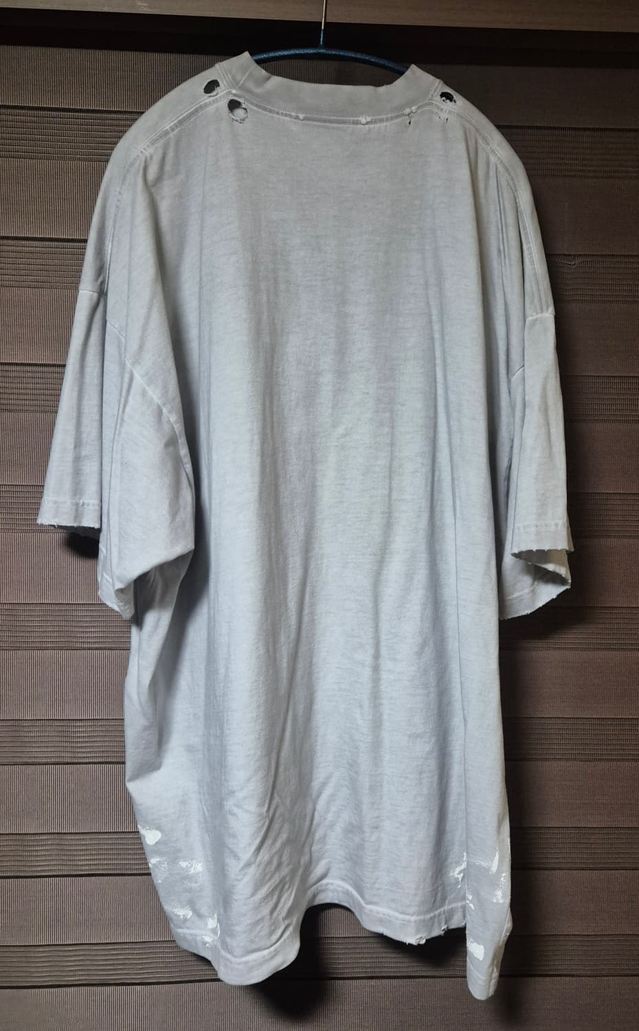 [3]발렌시아가 헤비메탈 반팔 티셔츠 그레이 상품이미지2