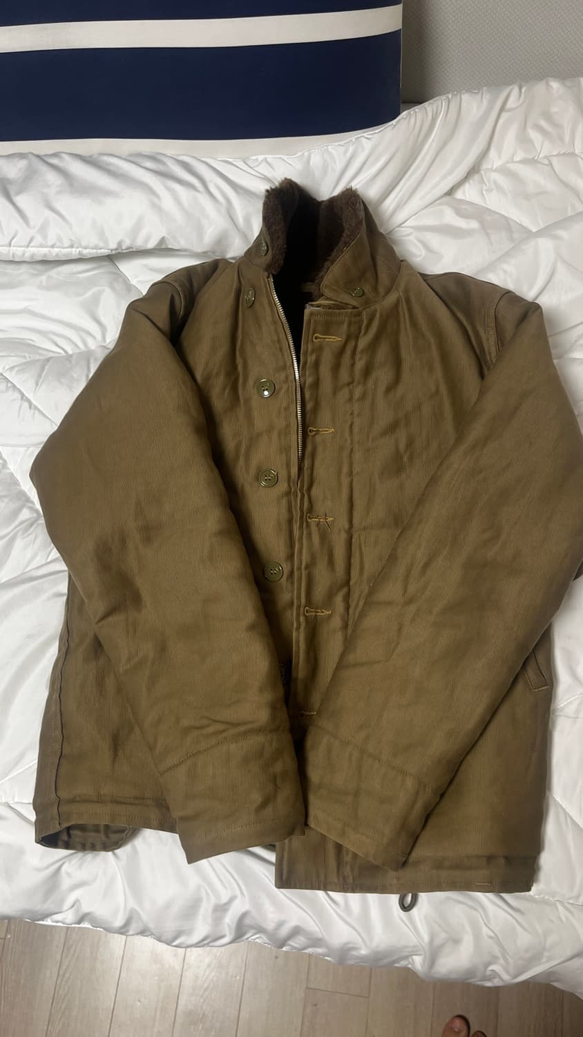 프리휠러스 N-1 덱자켓 40 카키그린 상품이미지2