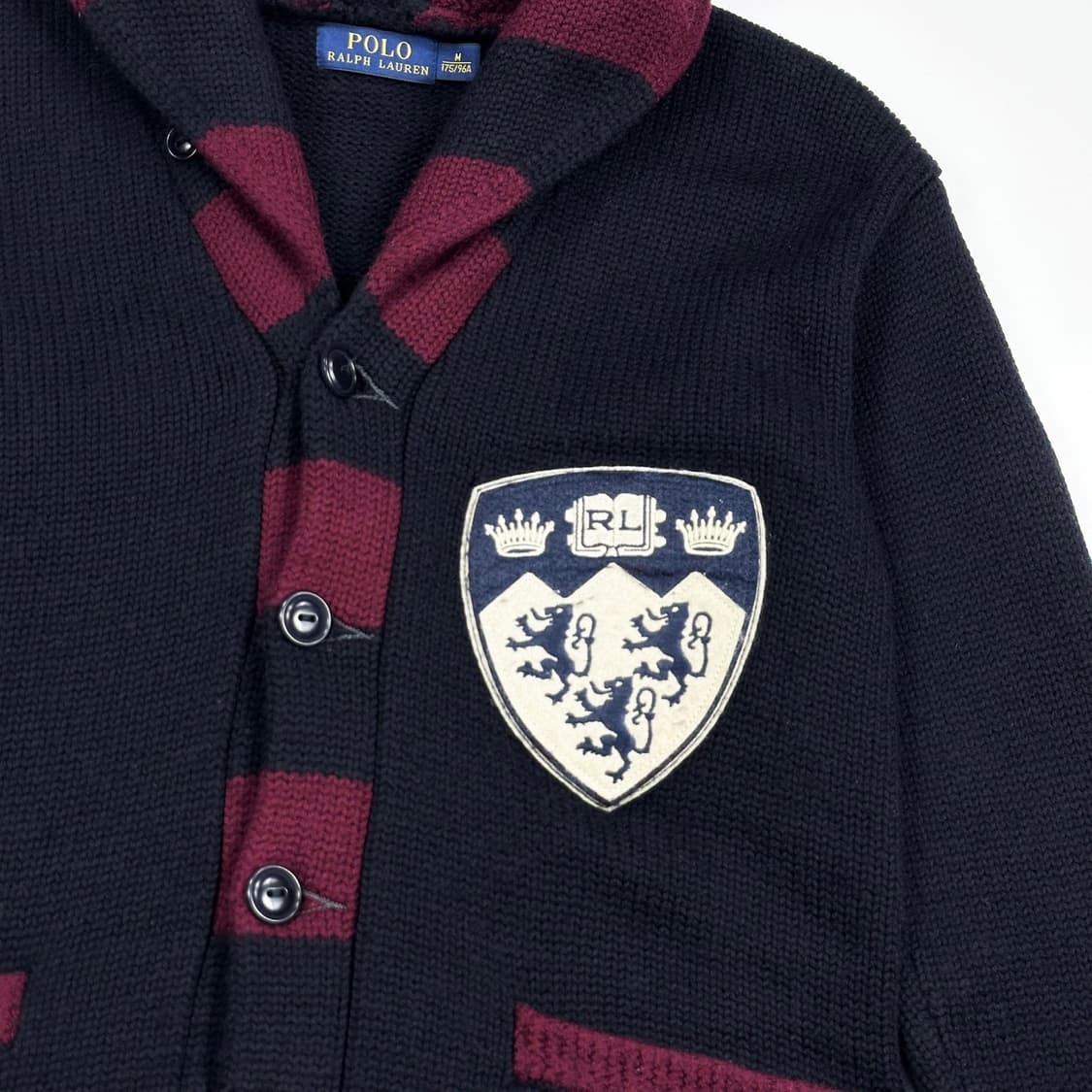 폴로 랄프로렌 클래식 숄카라 가디건 (M) 상품이미지3