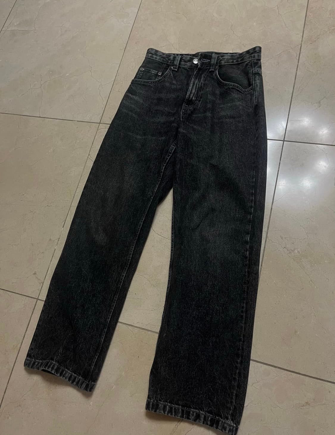 자라 흑청 데님 팬츠 (29,zara) 상품이미지2