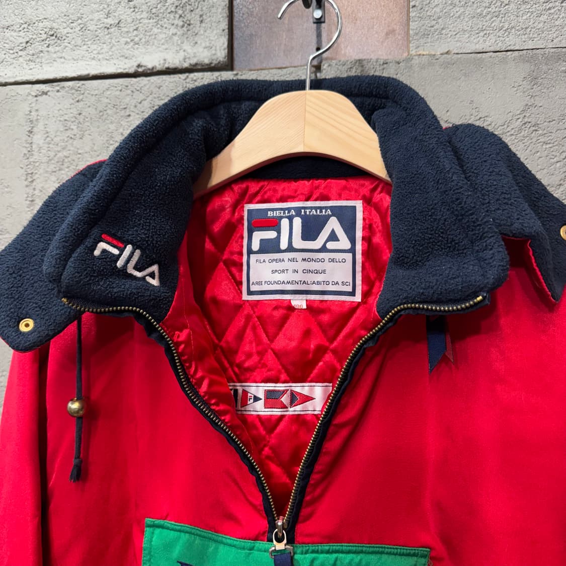 90s 휠라 스키팀 아노락 자켓 (L)    상품이미지6