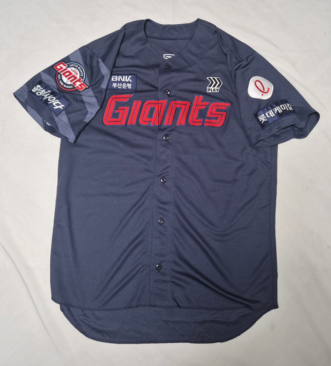 롯데 자이언츠 원정 박준기 실착 유니폼 팝니다 상품이미지1