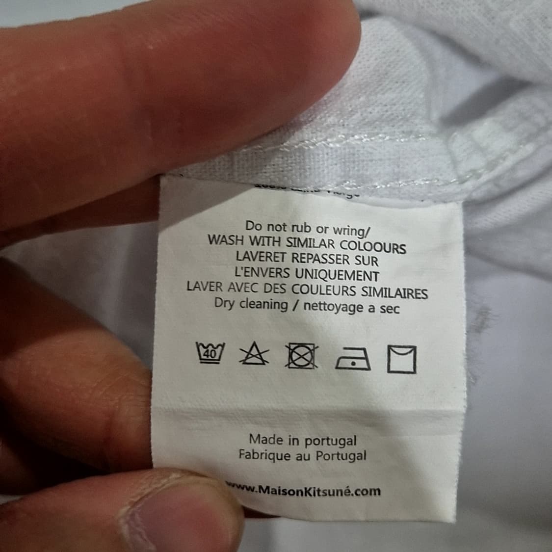 메종키츠네 화이트 셔츠 상품이미지5