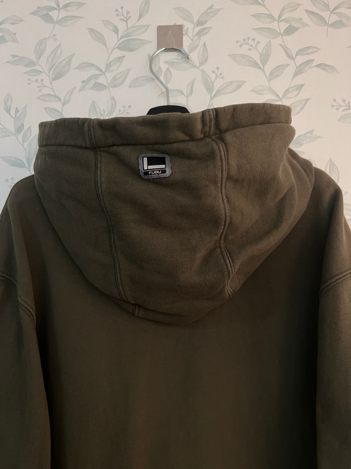 후부 FUBU 빈티지 후드티 카키 L 상품이미지5