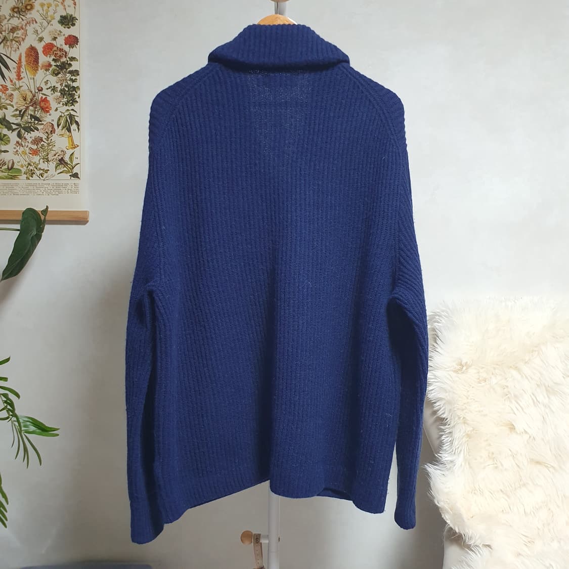 [XL] 폴로 니트가디건(네이비) 상품이미지2