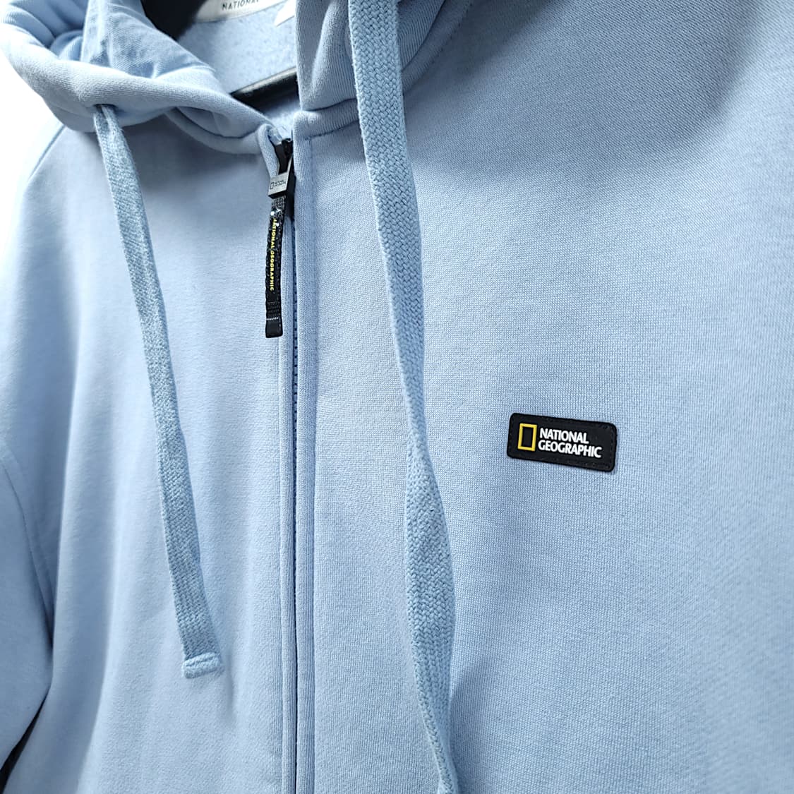 [M] 내셔널지오그래픽 스톰 블루 컴포터블 오버핏 후드집업 상품이미지4