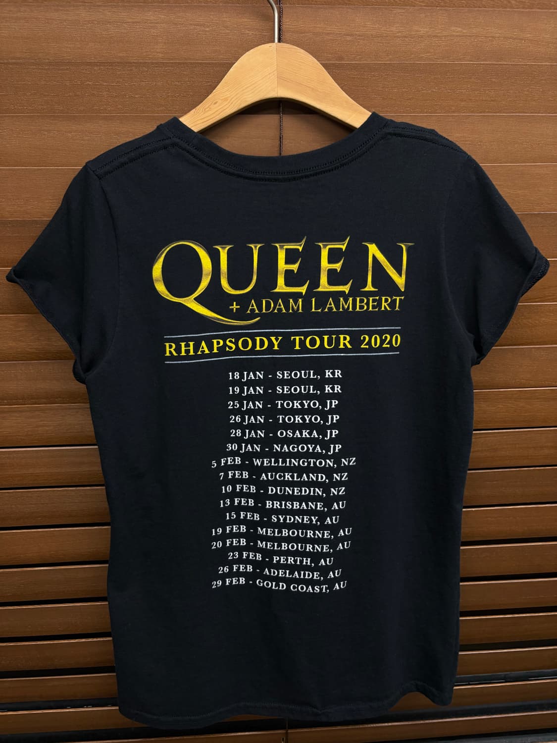 퀸 월드투어 밴드티  Queen + Adam Lambert 2020 상품이미지3