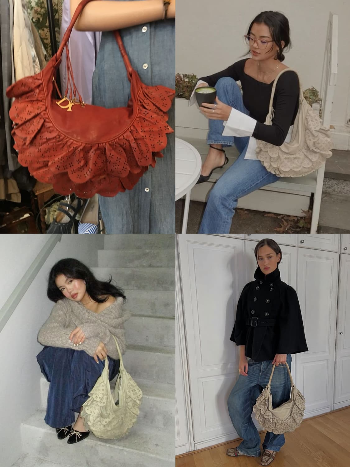 디올 집시 러플 숄더백 상품이미지2