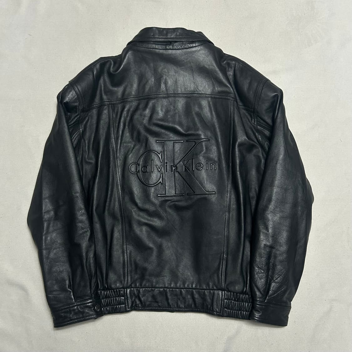 105 켈빈 클라인 가죽 자켓 상품이미지3