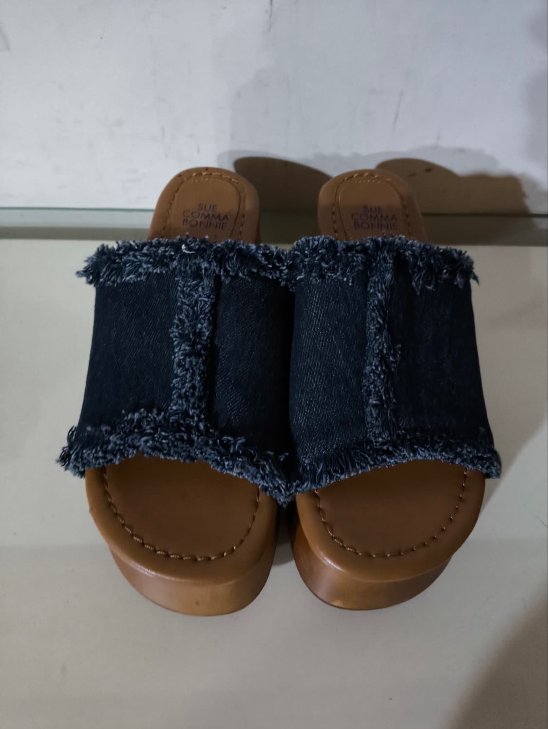 36 230mm 슈콤마보니 데님 슬리퍼 상품이미지4