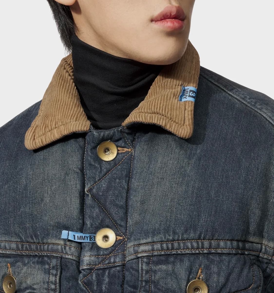 MIHARA YASUHIRO — 2023/24 패디드 데님 자켓 상품이미지3