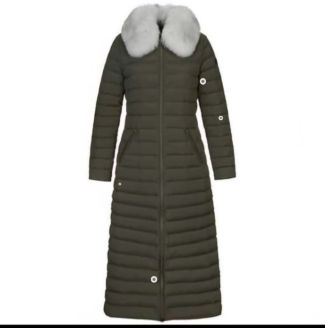 코오롱스포츠 스트레치 퍼 긴기장 구스패딩 105 상품이미지1