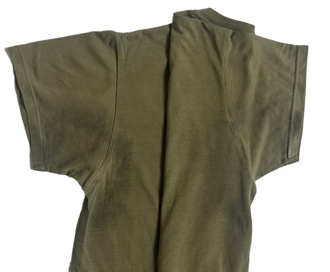 미군 카키색 라운드 반팔 티셔츠 (L) (22) (만원샵) 상품이미지6