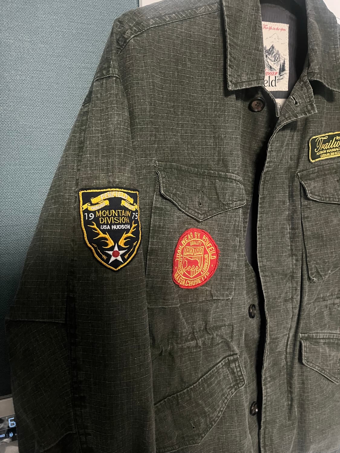 펜필드 아사벳 패치 필드자켓 M 상품이미지4