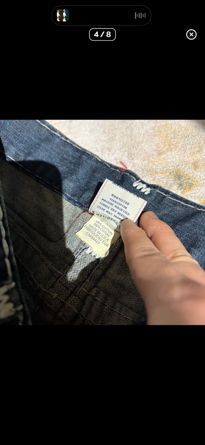 트루릴리젼 빈티지 부츠컷 데님 (실측사진에나옴) 상품이미지3