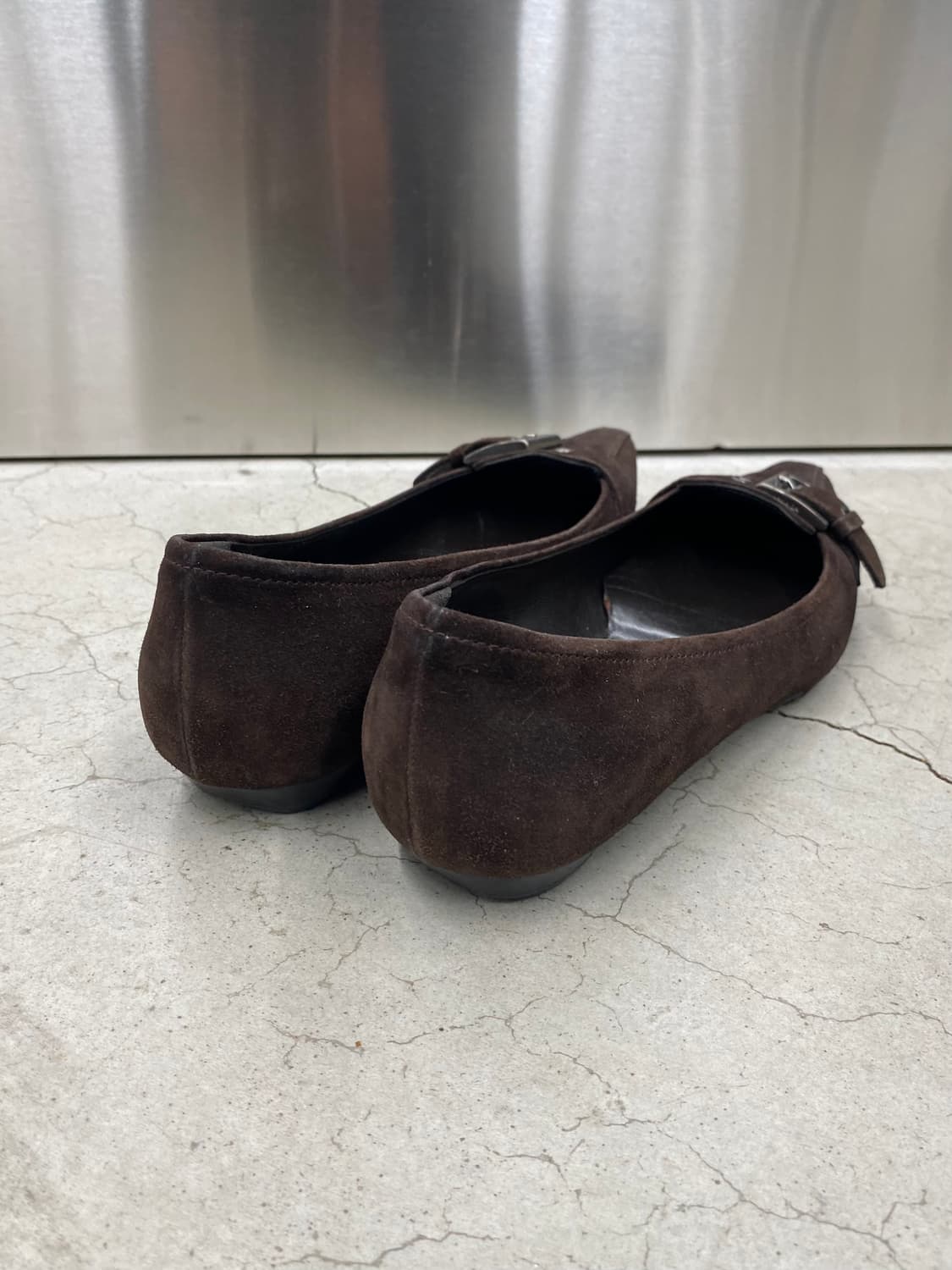 프라다 버클 스트랩 플랫 슈즈 상품이미지4