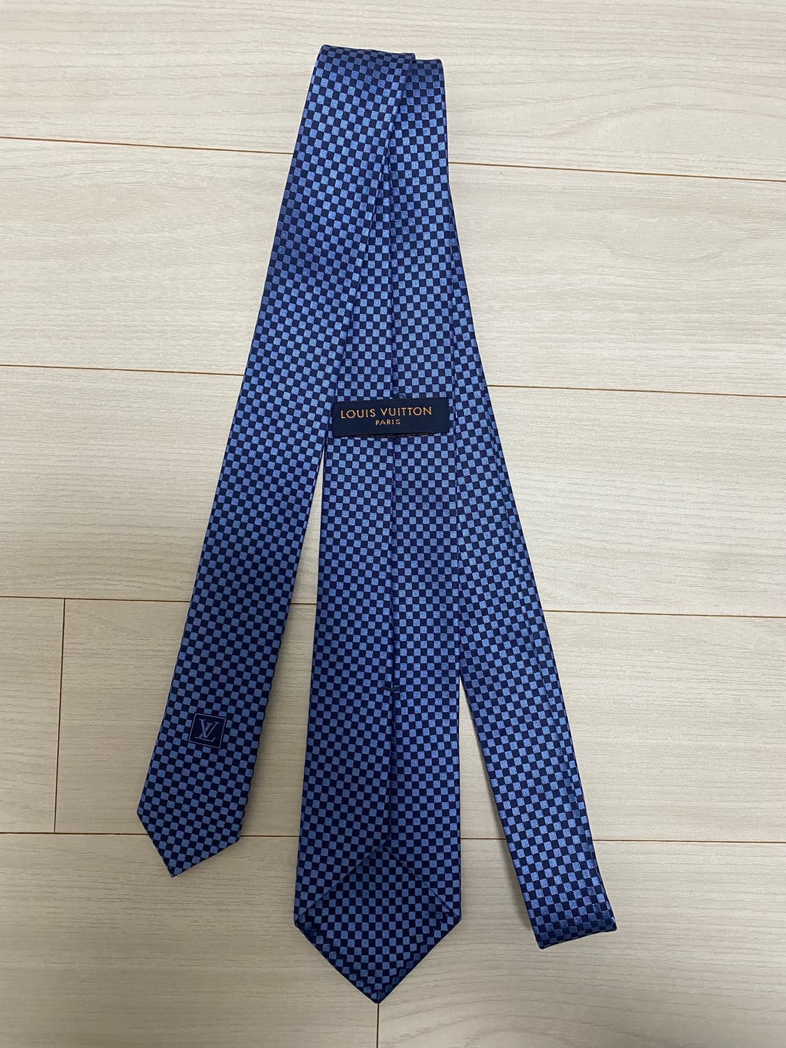 루이비통(Louis Vuitton) 다미에 클래식 타이(네이비) 상품이미지4