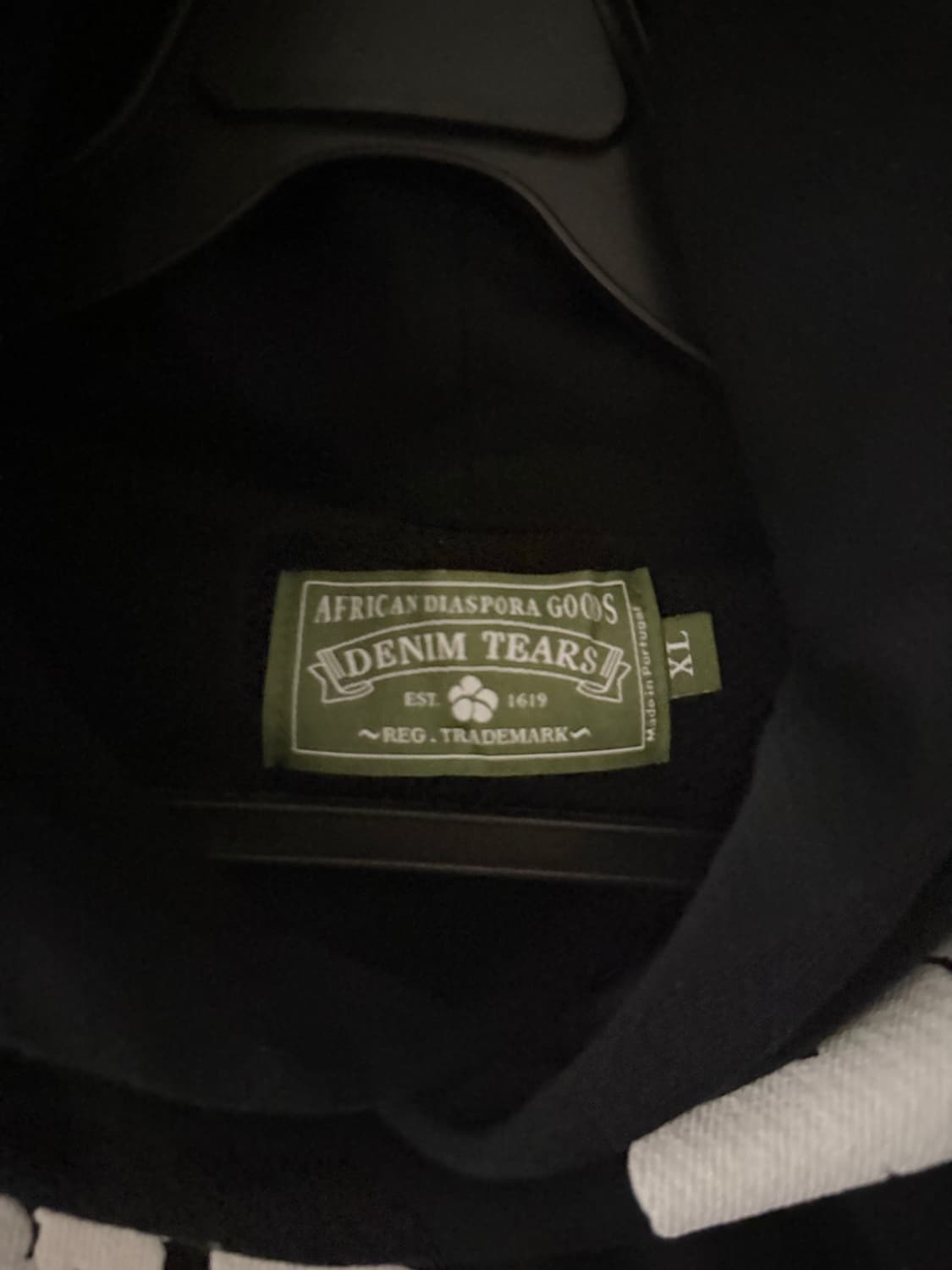 데님티어스 후드티 블랙 XL 상품이미지3