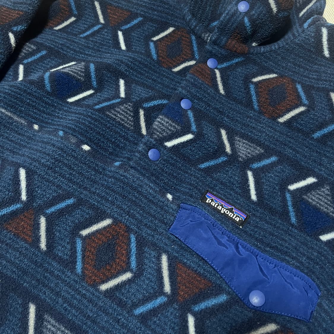 파타고니아 신칠라 아즈텍 패턴 스냅티 L 상품이미지3