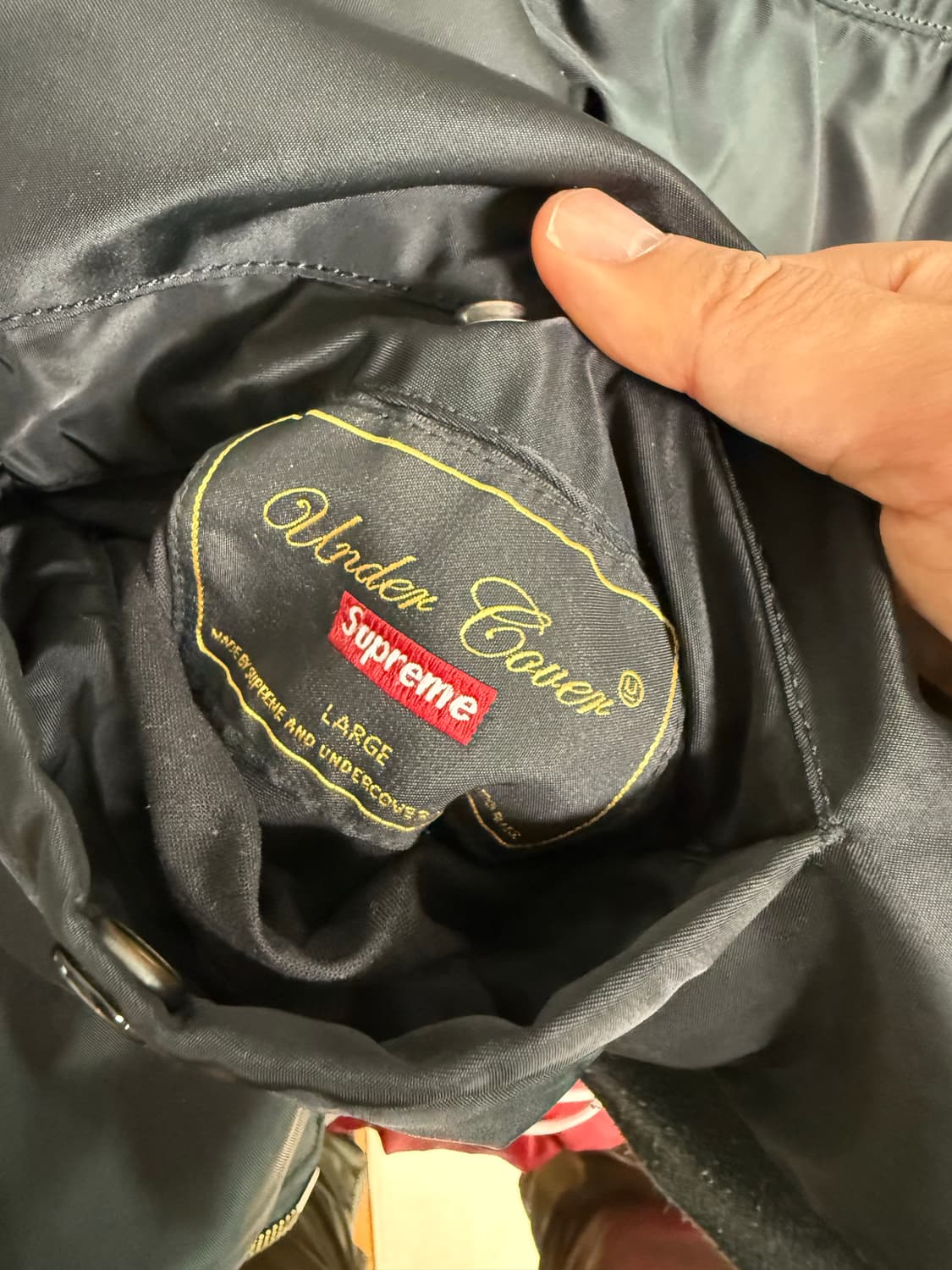 슈프림 x 언더커버 콜라보 MA-1 상품이미지3