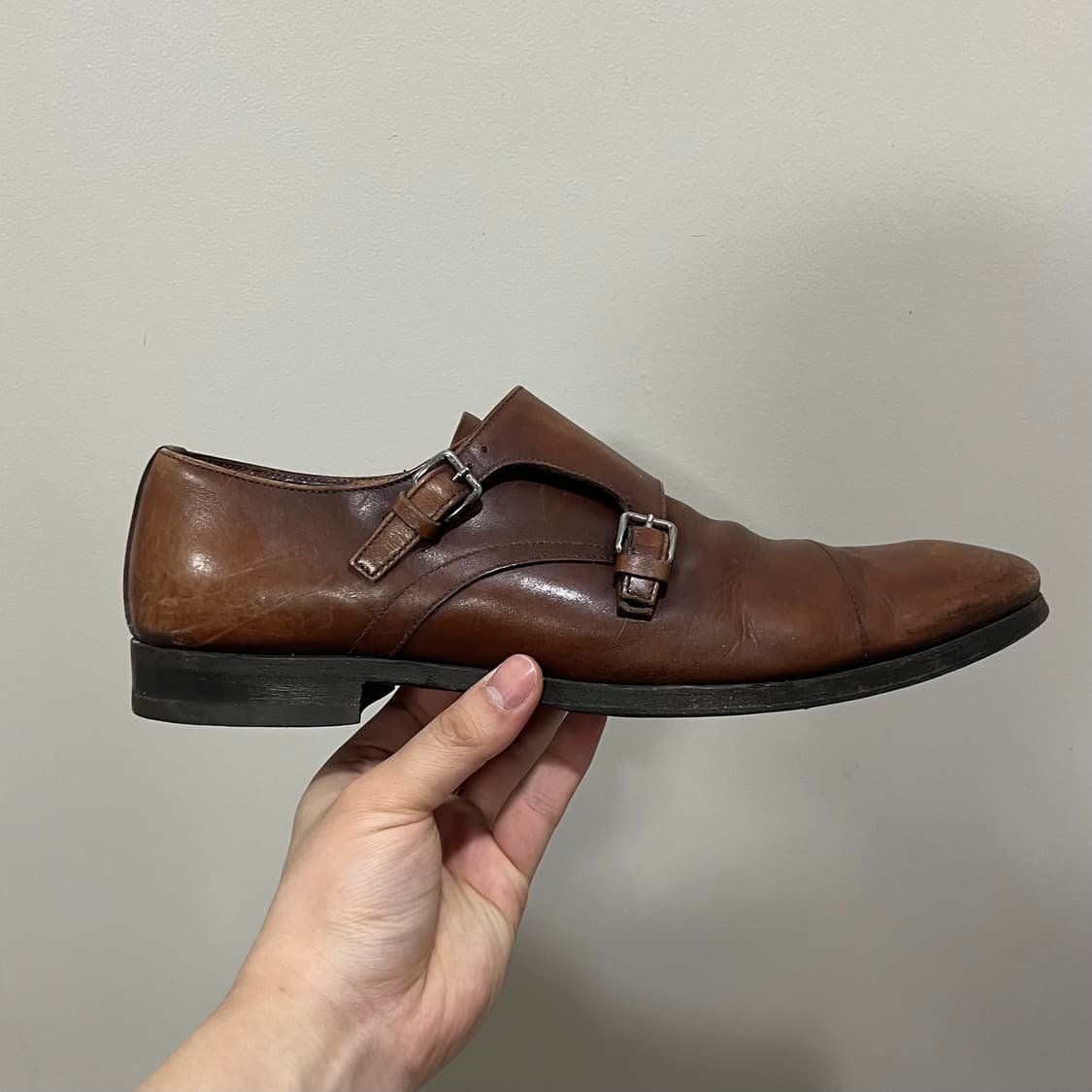 Prada Monk Strap Derby Shoes 상품이미지4