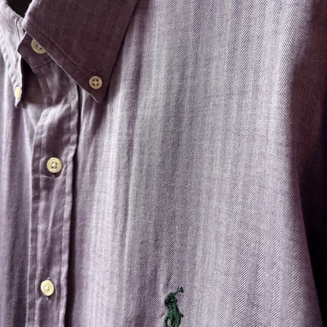 폴로 랄프로렌 헤링본 버튼다운 셔츠 상품이미지4