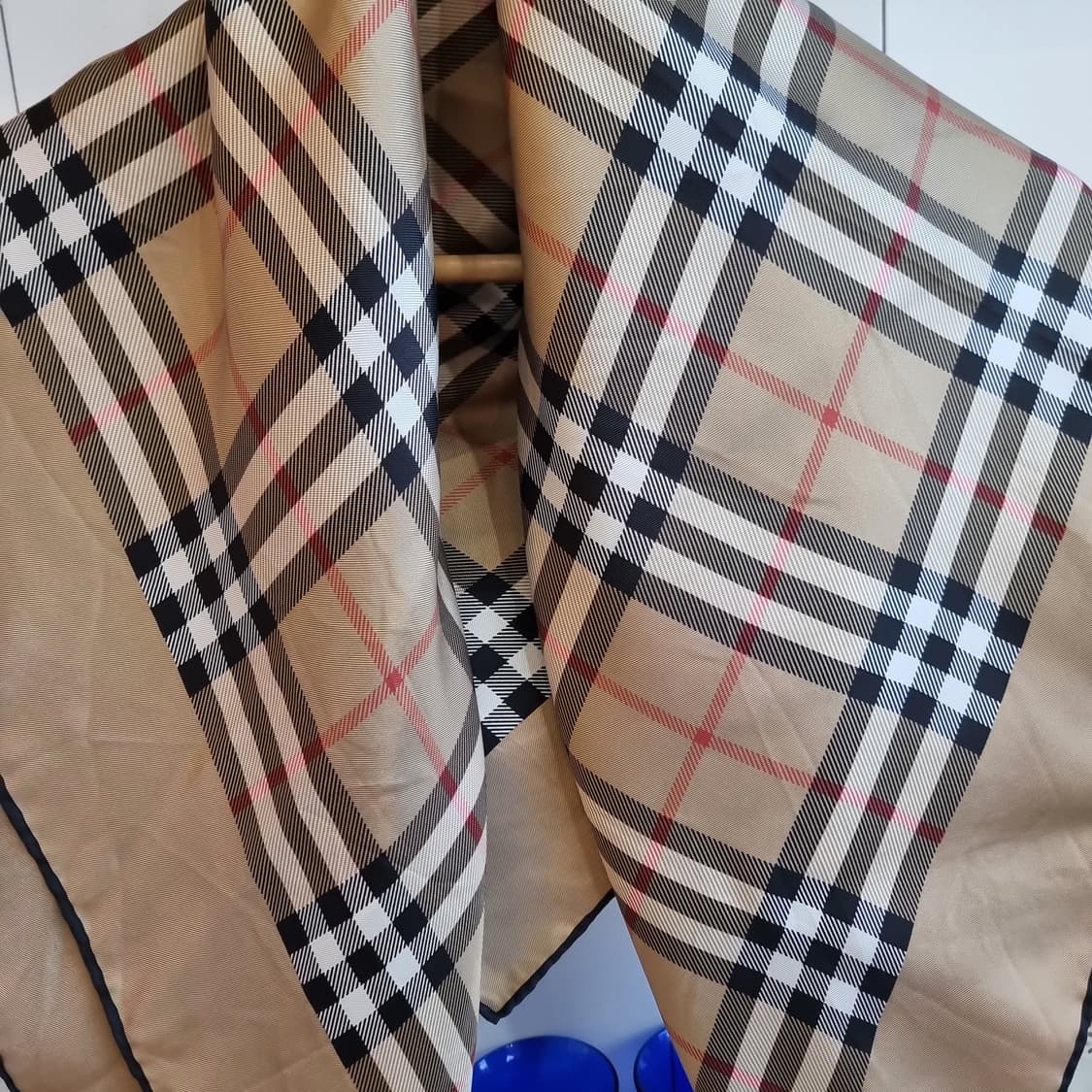 버버리 체크 스카프 브라운계열 상품이미지4