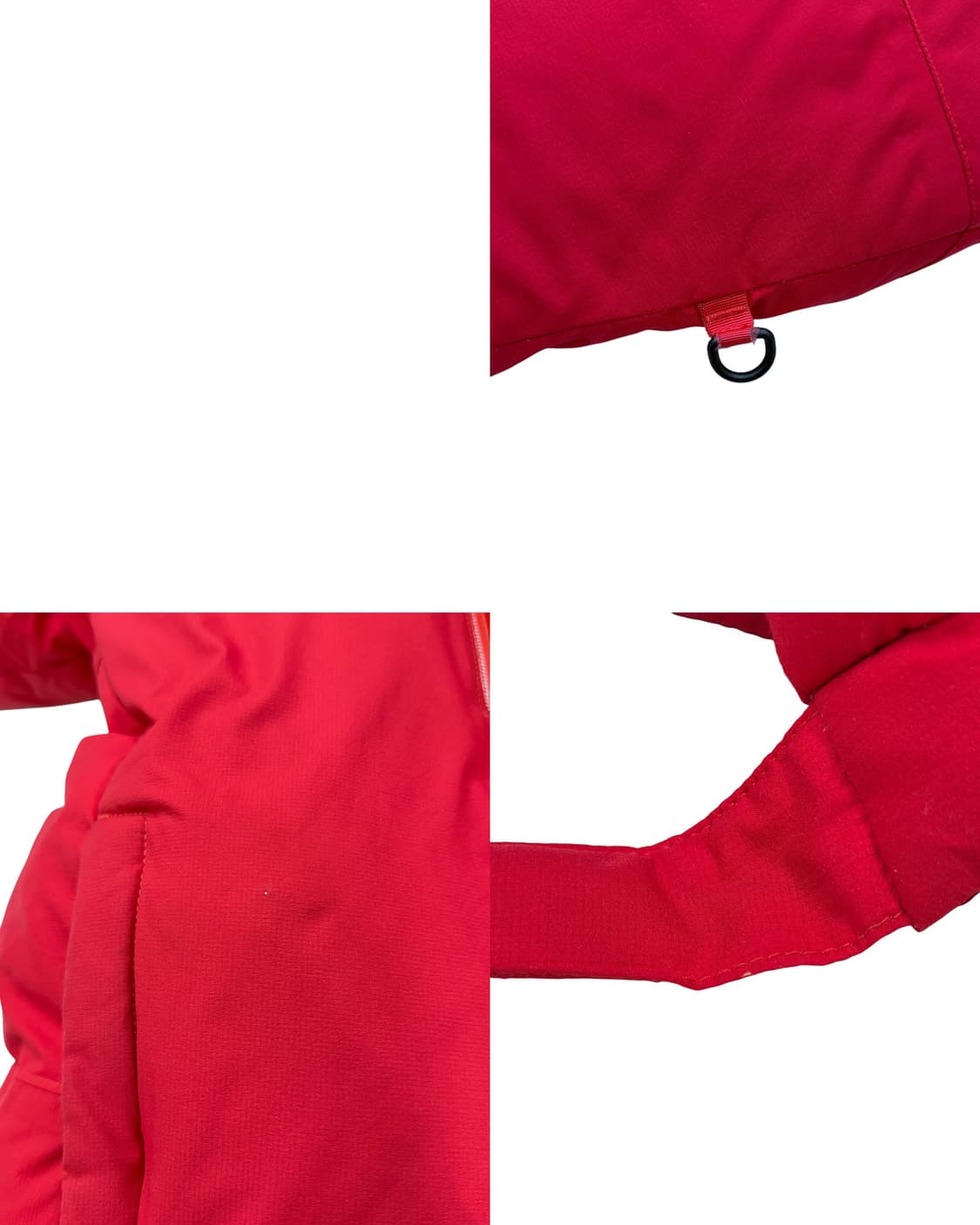 노스페이스 대장급 히말라야 써밋 윈드스토퍼 패딩 파카 레드 M 95 상품이미지9