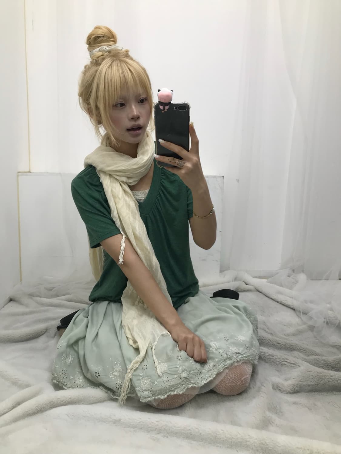 𝜗𝜚녹차 민트 너드 러블리 코디set 𝜗𝜚 상품이미지2